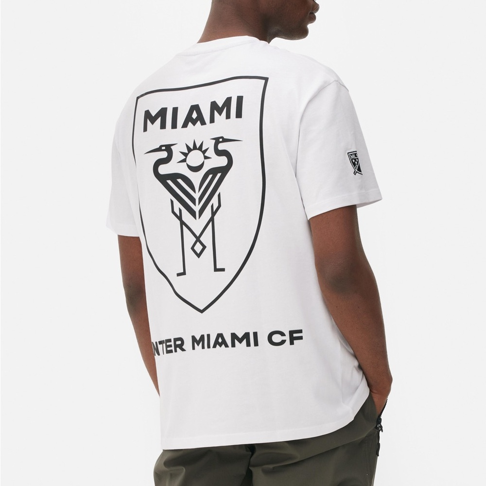 MLS Inter Miami CF Embroidered Crest‎ T-Shirt ⚽️